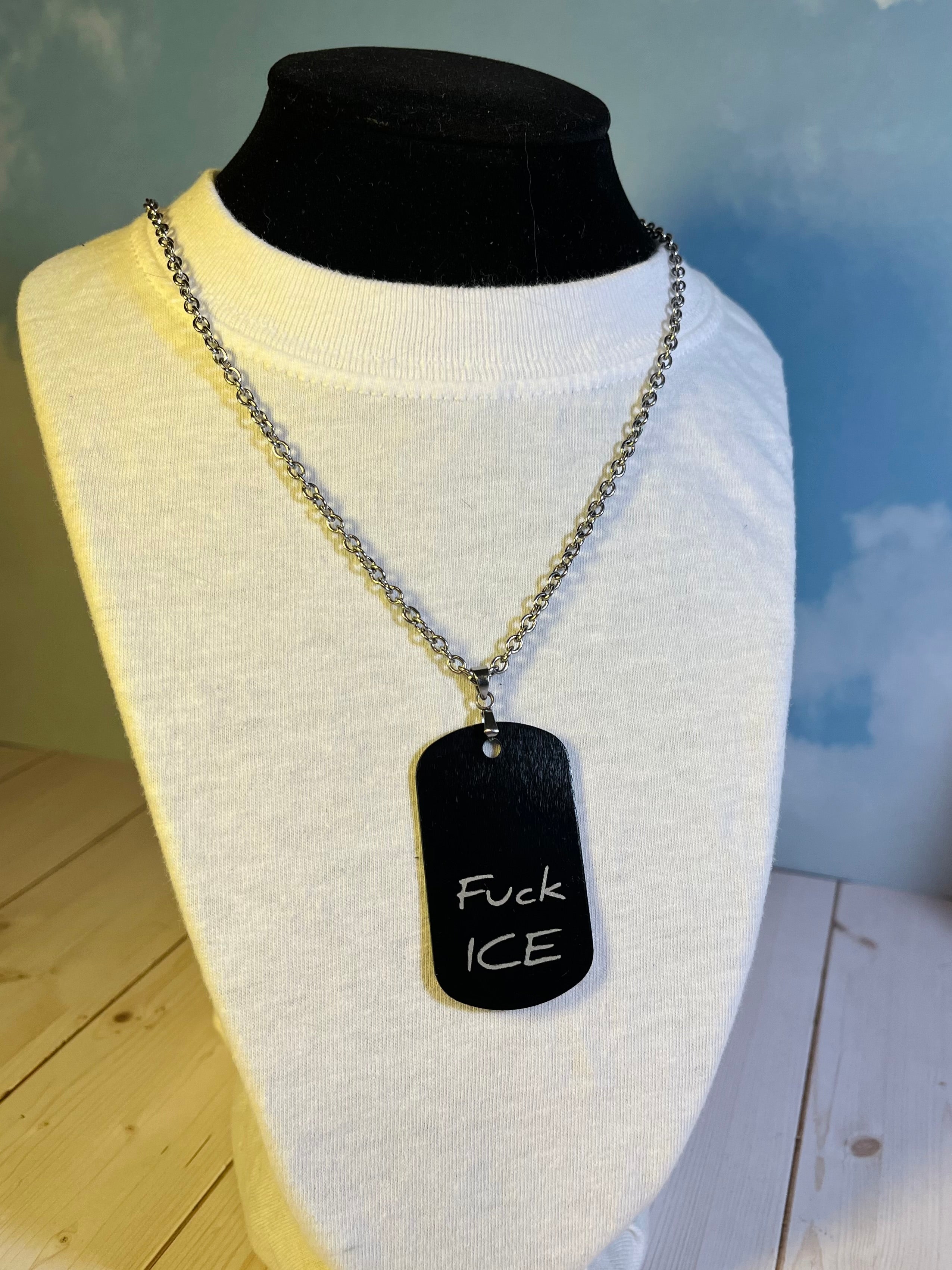 F Ice Black tag