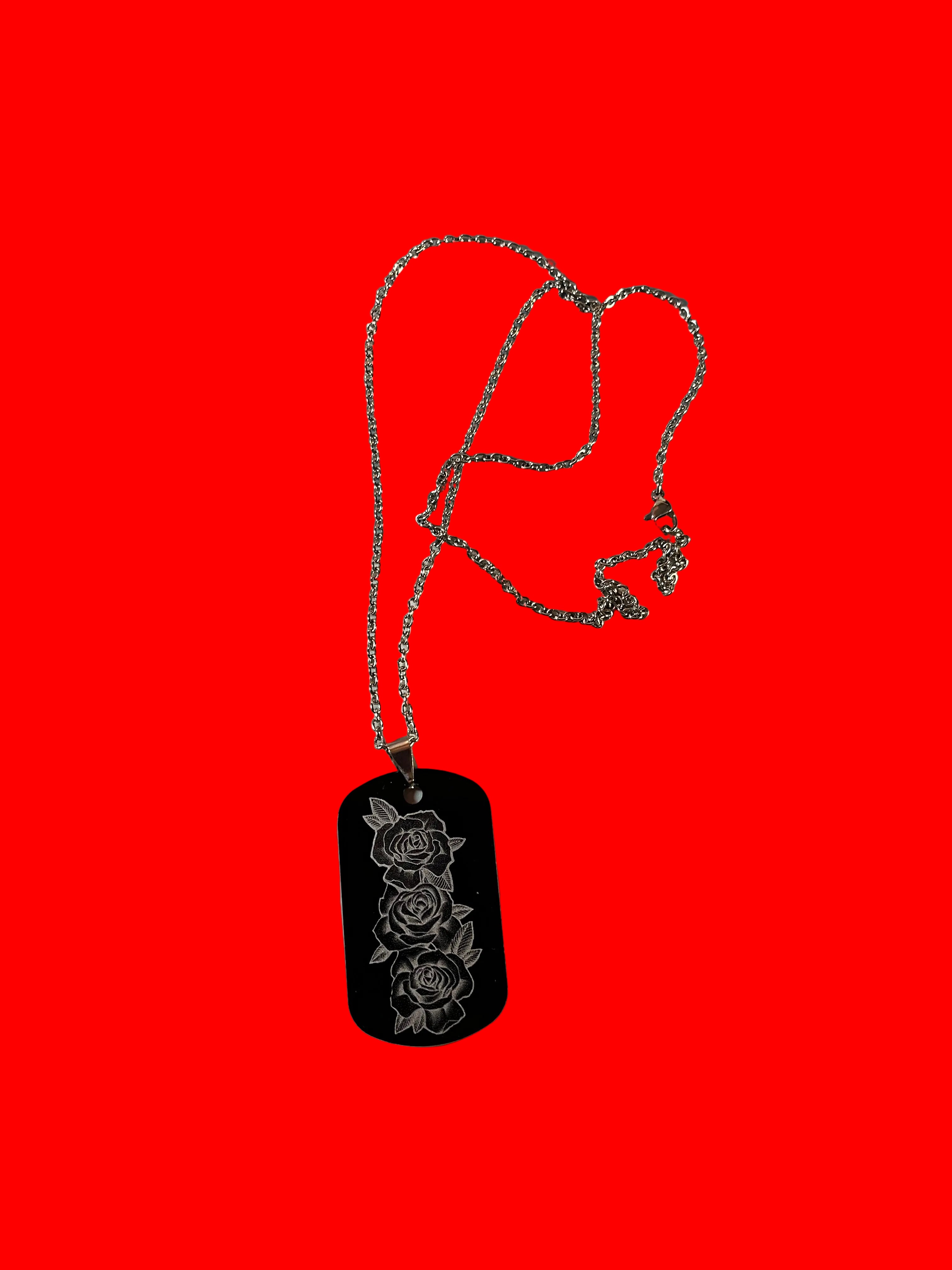 Triple Rose Black tag