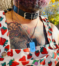 Flex Bear Original Art Silver necklace