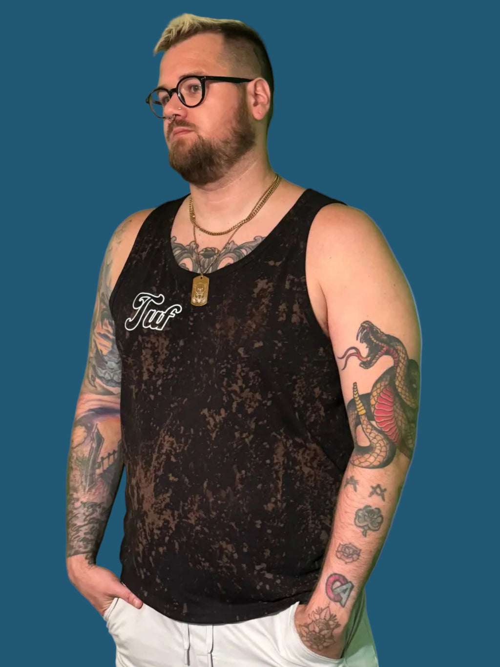 Tuf Tie Dye tank top